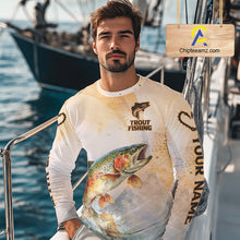Load image into Gallery viewer, Rainbow Trout Fishing Jerseys For Fishing Team, Trout Fishing Shirts Long Sleeve NBT412