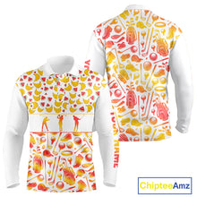 Load image into Gallery viewer, Funny Watermelon Banana Womens Golf Polo Shirts Custom Name Neon Print, Golf Shirt For Women NBT501