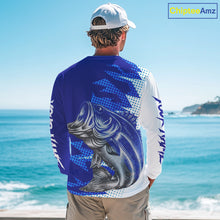 Load image into Gallery viewer, Personalized Bass Fishing Shirts, Bass Fishing Shirts Long Sleeve Fishing Tournament Shirts NBT437