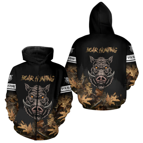 Custom Wild Hog Hunting Camo 3D All Over Printing Shirts for Men, Boar Hunting Gifts NBT123
