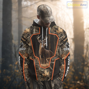 Deer Hunting 3D Prints Shirts Camouflage Shirts for Deer Hunters, Personalized Hunting Shirts NBT170
