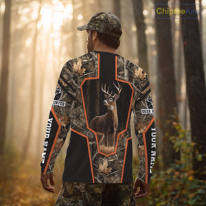 Deer Hunting 3D Prints Shirts Camouflage Shirts for Deer Hunters, Personalized Hunting Shirts NBT170