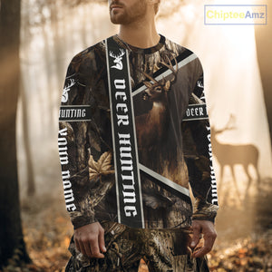 Deer Hunting Custom Name Camouflage Hunting Clothes, Deer Hunting Clothes, Hunting Gifts NBT190