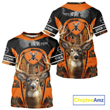 Load image into Gallery viewer, Personalized Deer Hunting 3D All Over Printed Shirts Custom Deer Camo Shirt Hunting Gifts NBT292