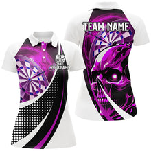 Load image into Gallery viewer, Personalized Pink Dartboard 3D Printed Skull Darts Shirts For Women Custom Cool Darts Team Jerseys TDM1990