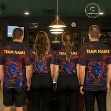 Load image into Gallery viewer, Funny Neon Tornado 8 Ball Billiard Shirt For Women Custom Pool Team Jersey Polo &amp; 1/4 Zip TDM5445