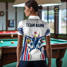 Load image into Gallery viewer, Funny Shark 8 Ball &amp; 9 Ball Pool Billiard Shirt For Women Custom Billiard Team Jersey Polo &amp; 1/4 Zip TDM5965