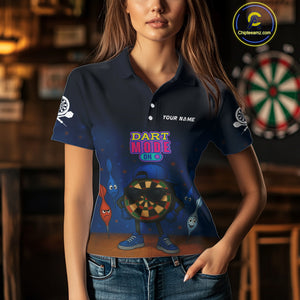Funny Dartboard Dart Mode On Custom Dart Shirts For Women, Darts Jerseys Outfit, Darts Gifts  TDM4075