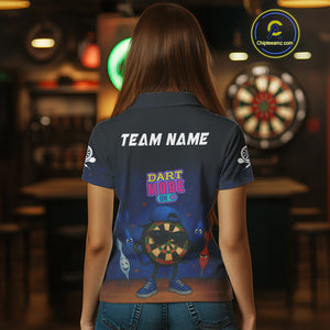 Funny Dartboard Dart Mode On Custom Dart Shirts For Women, Darts Jerseys Outfit, Darts Gifts  TDM4075