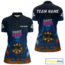 Load image into Gallery viewer, Funny Dartboard Dart Mode On Custom Dart Shirts For Women, Darts Jerseys Outfit, Darts Gifts  TDM4075