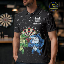 Load image into Gallery viewer, Personalized Funny Shark And Alligator Darts Shirt For Women Custom Darts Team Jersey, Darts Gifts TDM4900