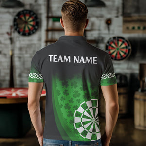 Patrick Shamrock Dart Shirt With Pocket Option For Men Custom Dart Jersey TDM3517