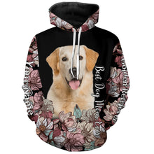 Load image into Gallery viewer, Golden Retriever Floral Custom Full Printing Shirts For Dog Mom, Gift For Dog Lovers TDM0042