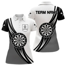 Load image into Gallery viewer, Personalized Crown Dart Shirt With Pocket Option For Women, Darts Team Jersey TDM3750