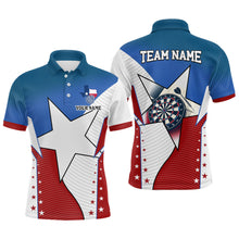 Load image into Gallery viewer, Personalized Texas Flag Darts Shirts For Men Custom Name Patriotic Texas Darts Jerseys Apparel TDM2212