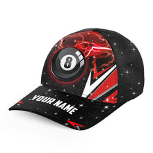 Load image into Gallery viewer, 8 Ball Pool Billiard Jerseys Baseball Caps For Men Women, Custom Adjustable 3D Printed League Billiard Hats Gifts TDM0561