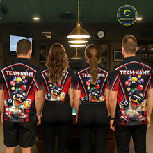 Load image into Gallery viewer, Funny Duck 8 Ball Pool Billiard Shirt For Men Custom Billiard Team Jersey Polo &amp; 1/4 Zip TDM6101