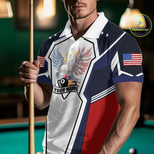 Load image into Gallery viewer, 250 Years Freedom Eagle 8 Ball 9 Ball Pool Men Billiard Shirt Custom American Flag Billiard Apparel NYN2634