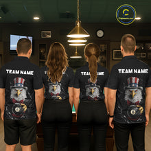 Load image into Gallery viewer, Red Dripping Patriotic Funny Eagle 8 Ball Men Billiard Pool Shirt Personalized Billiard Team Jerseys NYN2772