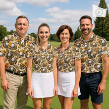 Load image into Gallery viewer, Personalized Tropical Yellow Monstera And Golfs Pattern Custom Golf Polo Shirt For Men Golf Team Clothes NYN2865