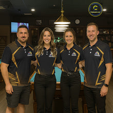 Load image into Gallery viewer, Custom 8 Ball &amp; 9 Ball Women Billiard Shirt Personalized Thunder Yellow Billiard Pool Team Shirt NYN3091