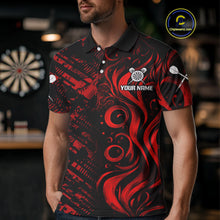 Load image into Gallery viewer, Grunge Style Dart Arrows Custom Red Dart Shirt For Men, Dart Team Jerseys NYN0103