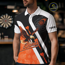 Load image into Gallery viewer, Custom Darts Board Orange Flying - Eagles Dart Shirts For Men, Dart Team Jerseys NYN0062