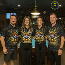Load image into Gallery viewer, Billiard 8 Ball Cowboy Funny Pool Shirt For Women Custom Thunder Yellow Team Billiard Attire NYN3443