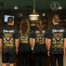 Load image into Gallery viewer, Billiard 8 Ball Cowboy Funny Pool Shirt For Women Custom Thunder Yellow Team Billiard Attire NYN3443