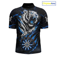 Load image into Gallery viewer, Custom Blue Claws Tiger Dart Shirts For Men Thunder Tiger Dart Team Shirt Darter Clothing Outfits NYN2887