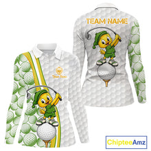 Load image into Gallery viewer, Golf-themed shirt with cartoon character and 'Team Name' text