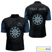 Load image into Gallery viewer, Dark Spiral Web Dartboards Men's Darts Team Shirt - Custom Name For Darts Jersey NYN0496