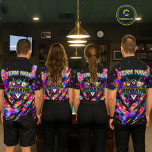 Load image into Gallery viewer, Personalized Colorful Paint Billiard Ball Shirt For Women Custom Billiard Pool Team Jersey NYN3225