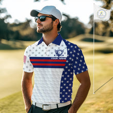 Load image into Gallery viewer, American Flag 250Th Anniversary Men Golf Polo Shirt Custom Golf Team Patriotic Golf Tops NYN3384