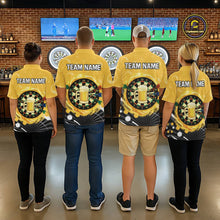 Load image into Gallery viewer, Personalized Play Darts And Cheer Beers Men Darts Quarter-Zip Shirts Funny Dart League Jerseys NYN2184