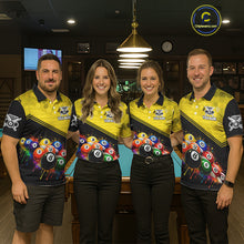 Load image into Gallery viewer, Custom Colorful Splash Ball Billiard Shirt For Women Personalized Cue Billiard Attire Gifts NYN2337