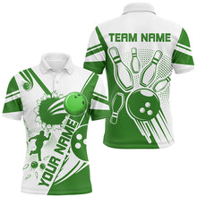 Load image into Gallery viewer, Personalized Bowling Shirt for Men Bowling Team League Polo Shirt for Men QZT408