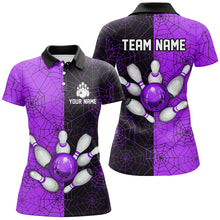 Load image into Gallery viewer, Custom Camo Polo Bowling Shirt Women Spider Bowling Team Jersey Multicolor QZT458