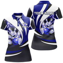 Load image into Gallery viewer, Personalized Bowling Shirt for Women Polo Camo Thunder Bowling Team League QZT429