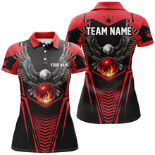 Load image into Gallery viewer, Custom Eagle Bowling Shirts Polo Bowling Team League for  Women QZT434