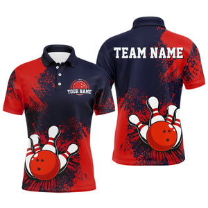 Personalized Men's Bowling Shirts Bowling Jersey Polo Bowling Performance QZT497