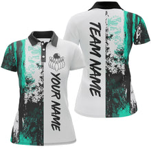 Load image into Gallery viewer, Camo 3D Bowling Shirts Women Custom Bowling Team Jersey Polo Multicolor QZT469