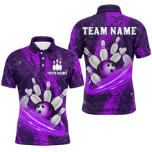 Load image into Gallery viewer, Custom Men 3D Bowling Shirts Bowling Team Jersey Polo Bowlers Gifts Multicolor QZT473