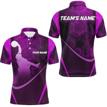 Load image into Gallery viewer, Custom Bowling Shirt for Men Bowling Jersey Bowling Team League Polo Shirt QZT28