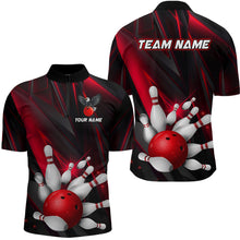 Load image into Gallery viewer, Eagle Bowling Shirts For Men &amp; Women Custom Team Bowling Jersey Uniform Bowler Gift | Red BDT524