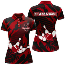 Load image into Gallery viewer, Bowling Jerseys For Women Custom Bowling Polo Shirt Team League Bowling Shirts BDT326