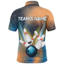 Load image into Gallery viewer, Personalized Bowling Polo Shirt For Men 3D Bowling Jersey Custom Bowling Team League Shirts BDT204