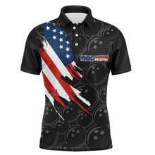 Load image into Gallery viewer, American Bowling Shirts Men Custom Bowling Polo Shirt Team League Bowling Jerseys BDT348