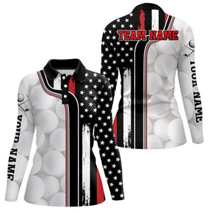 Custom Patriotic Golf Polo Shirt for Men Women Team US Golf Shirts for Golfer MMG21