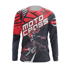 Load image into Gallery viewer, Custom Motocross Jersey Men Women Kid Upf30+ Dirt Bike Shirt Motocross Racing Jersey XM40